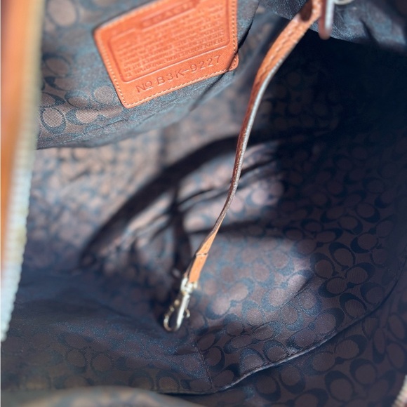 Coach Brown Leather Crescent Moon Handbag / Shoulder Bag - Picture 10 of 14